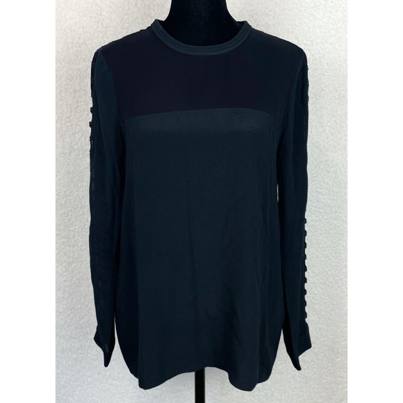 IRO • Black Ashty Long Sleeve Blouse - Picture 12 of 16